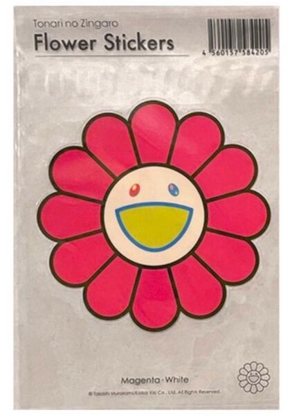 Zingaro 村上隆ステッカー ピンク お花 新品