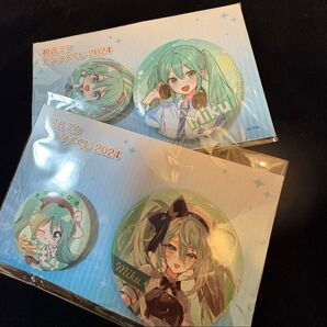 初音ミク エンタメくじ 2024 ローソン 缶バッジ パティシエ 制服 缶バッチ ピアプロ ボーカロイド ローソン