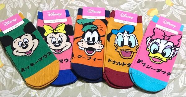 ディズニー キャラクターソックス 23-25㎝