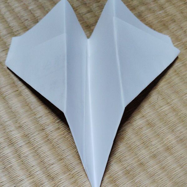 お手製紙飛行機