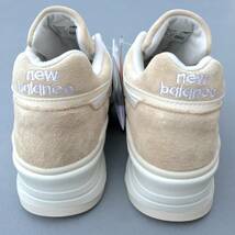 国内正規品 USA製 NEW BALANCE M997PAB TAN US11D 29cm ライトベージュ×ホワイト 限定モデル 新品 スウェード アメリカ米国製_画像6