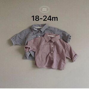 minirobe / mini check shirt
