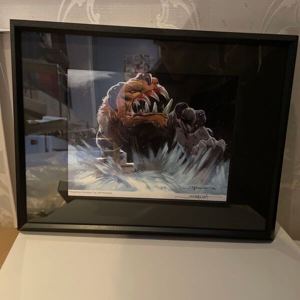 【超貴重】MTG 複製原画 のたうつウンパス Jeff Miracola 額装 絵画