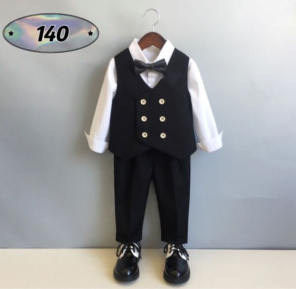 ☆新品☆フォーマル 男の子 セットアップ 入園式 結婚式 スーツ 140cm
