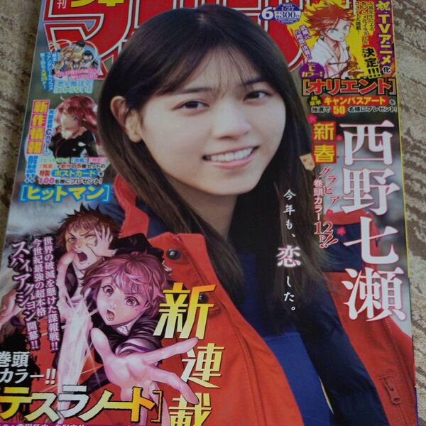 週刊少年マガジン 2021年1月27日号 西野七瀬