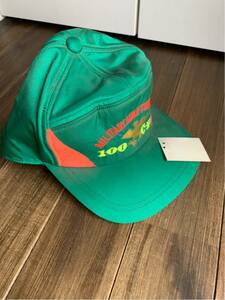 ヴィンテージ ミリタリー キャップ 帽子 CAP サイズ L MILITARY AIRLIFT COMMAND 100 C-141 耳あて GREEN 緑 激レア 超希少 新品 未使用 T