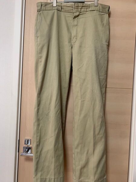 ディッキーズ Dickies 874 34×30 ベージュ ワークパンツ カーキ系 チノパン