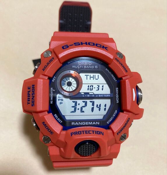 未使用 G-SHOCK RANGEMAN 神戸市消防局 タイアップモデル GW-9400FBJ-4JR レンジマン