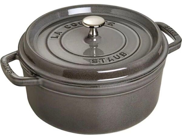 Staub ピコ・ココット ラウンド グラファイトグレー