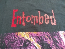 ENTOMBED 長袖 Tシャツ Wolverine Blues 黒L ロンT / death obituary deicide cannibal corpse suffocation morbid angel autopsy exhumed_画像2