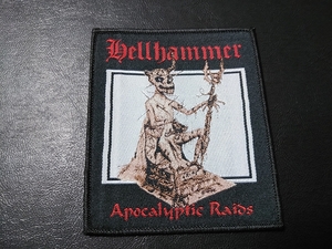 HELLHAMMER 刺繍パッチ ワッペン Apocalyptic Raids / celtic frost venom iron maiden metallica slayer exodus testament motorhead