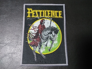 PESTILENCE 刺繍パッチ ワッペン DEAD HORSE / morbid angel slayer death sodom possessed celtic frost thanatos asphyx