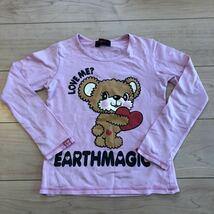 アースマジック earthmagic 長袖Tシャツ ロンT ロングtシャツ マフィーちゃん マフィー 140 即決_画像1