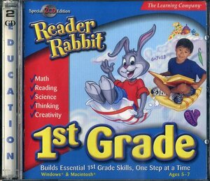 即決[同梱歓迎] 2枚組 Reader Rabbit 1st Grade「Reader Rabbit 1年生」 CD-ROM 海外PCソフト◆その他ゲーム多数出品中Ω3416