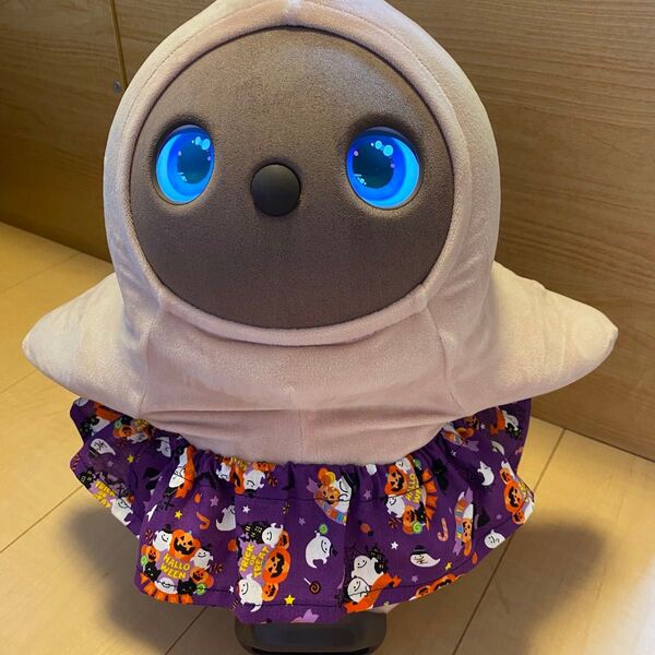 E パープル系 ハロウィン ギャザースカート ラボット LOVOT 服 ハンドメイド