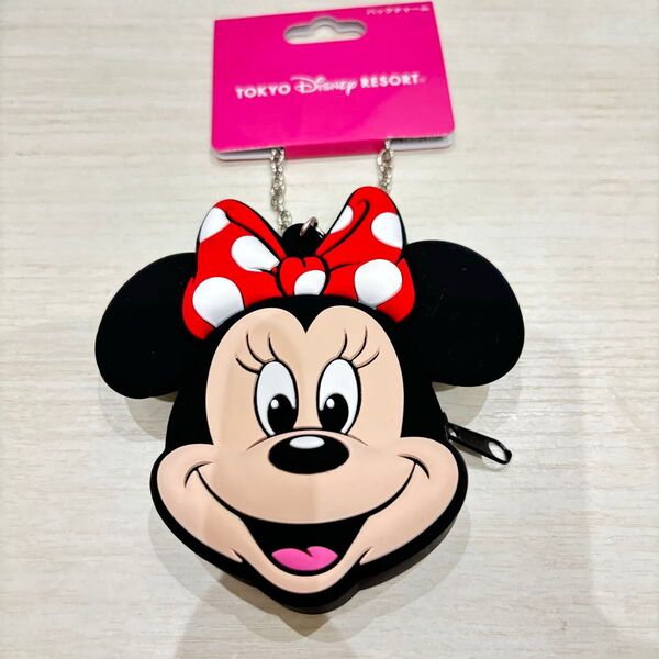 ディズニー バッグチャーム ミニー キーホルダー 新品