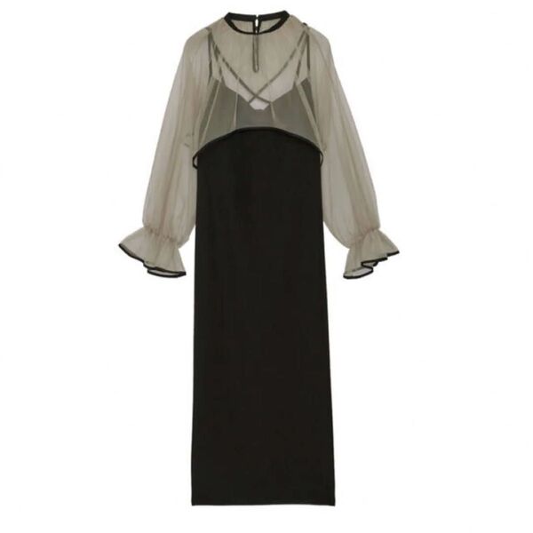 新品 未使用 MANY WAY AIRY VEIL DRESS