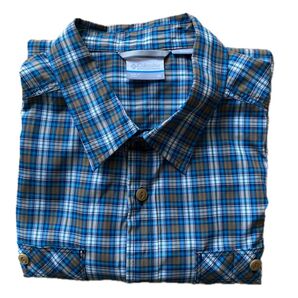 Columbia (コロンビア) Omni-Wick 半袖シャツ PM7869 (XL) チェック柄