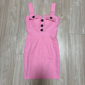 韓国インポート jessica.j ピンク タイト ミニドレス 55 キャバ