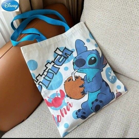 Disney-スティッチプリントトートバック A