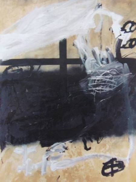 Antoni Tapies, ALA BLANCA, Superseltenes Werk der Überseeversion, Neu mit Rahmen, Lüfter, Malerei, Ölgemälde, Natur, Landschaftsmalerei