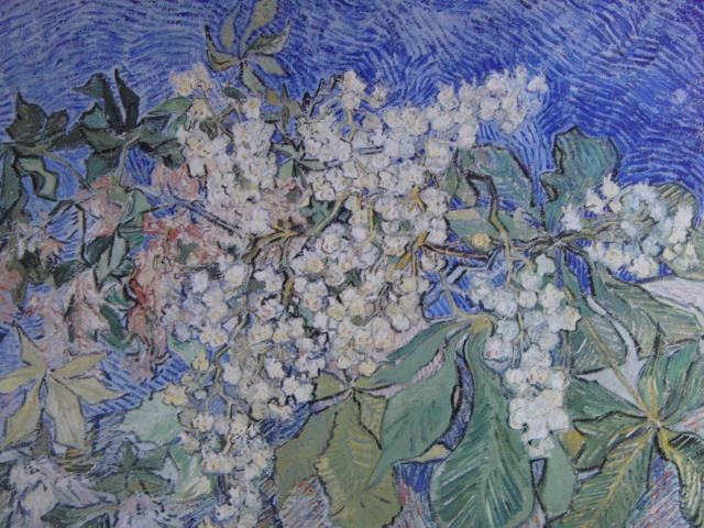 Vincent Van Gogh, Rama de castaño de indias en flor, De una rara colección de arte., En buena condición, Nuevo marco de alta calidad, enmarcado, gastos de envío incluidos, chocó, Cuadro, Pintura al óleo, Naturaleza, Pintura de paisaje