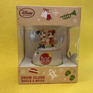 Disney Store★2016年★ミッキーマウス・ミニーマウス★クリスマス★スノーグローブ★ディズニー ストア★Snow Globe