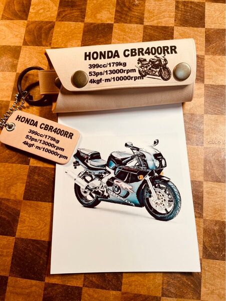本革レザーキーケース CBR400RR オリジナルレザーキーケース