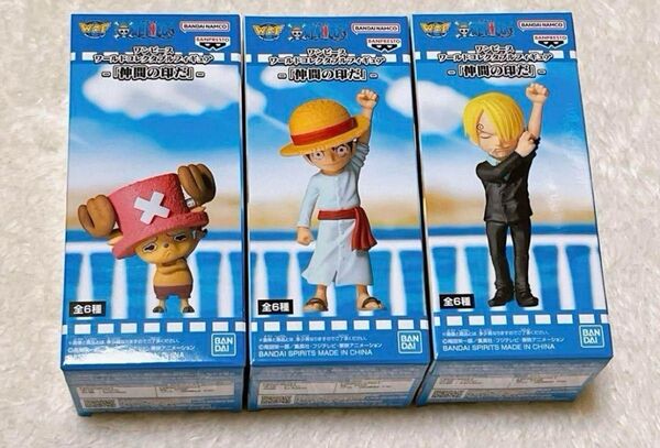 ワンピース ワーコレ 仲間の印だ ルフィ サンジ チョッパー 3個セット