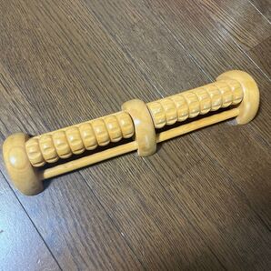 【木製】足裏コロコロ マッサージ器 フットマッサージ