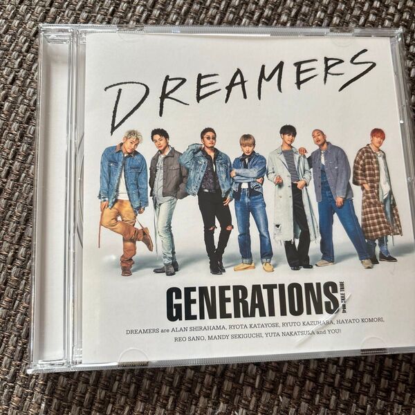 GENERATIONS from EXILE TRIBE CD/DREAMERS 19/8/28発売 オリコン加盟店