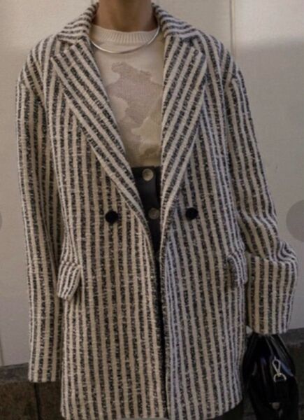 ★アメリヴィンテージ GIOLICA STRIPE TWEED JACKET★