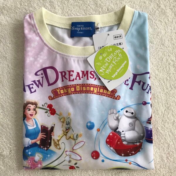 東京ディズニーランド NEW DREAMS, MORE FUN!! Tシャツ 140 新品