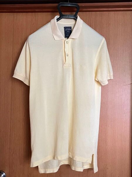 TRUSSARDI メンズ半袖ポロシャツ サイズ48 イエロー used品