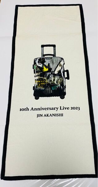赤西仁 10周年ライブ フェイスタオル ライブグッズ JIN AKANISHI