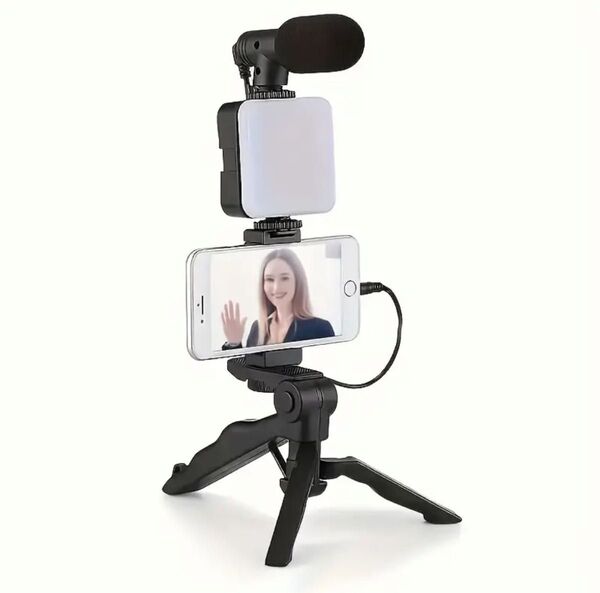 【新品】 撮影用三脚 スマホスタンド アクションカメラ Youtube動画 スマホ 自撮り棒