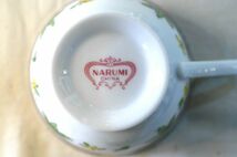○美品 NARUMI ナルミ 花柄 カップ&ソーサー D1557_画像3
