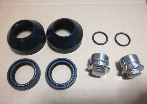 ペイペイ 旧CB400F CB350F フロント フオーク オイルシール ダスト シール オーリング オーバーホール トップ ボルト 高品質CB250T CB400T