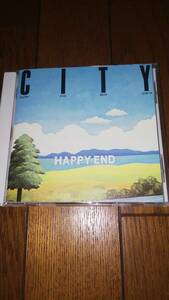  лучший cd Happy End CITY obi нет большой .. один Hosono Haruomi 