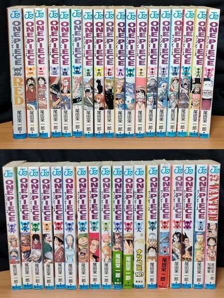 【初版多数有】漫画 ONE PICE 1巻〜34巻 +RED WANTEDセット