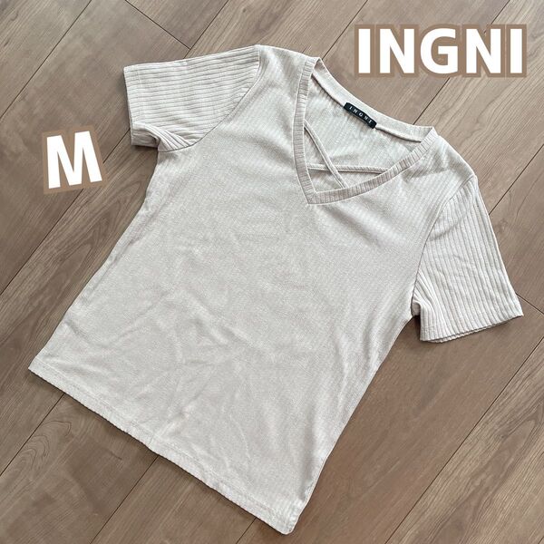 INGNI 半袖 ベージュ M