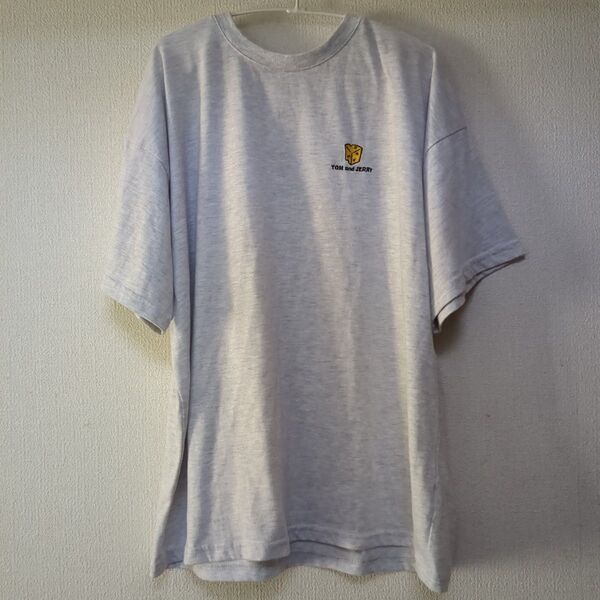 Tシャツ クルーネック 半袖 L トムジェリ トム・アンド・ジェリー