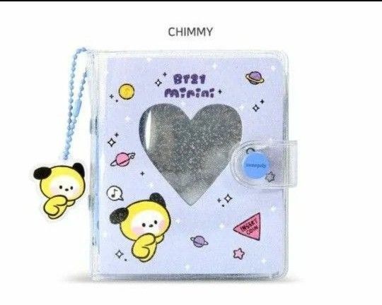 公式 minini BT21【CHIMMY】チャーム付 コレクトブック トレカケース