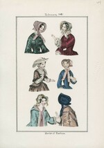 1800年代 ファッション スタイル 画像 6500種 /激レア 歴史的 資料 200年前の洋服をチェック ドレス 髪型 ヘアスタイル_画像6