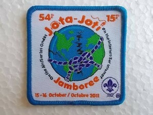 ボーイスカウト Jota Joti Jamboree アメリカ 地球 刺繍 ワッペン パッチ /ガールスカウト ジャンボリー 海外 167