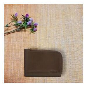 正規品 Fossil フォッシル コインケース アレン レザー ジップ カードケース コインケース ブラウン