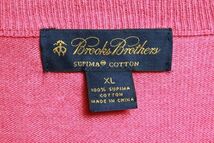 ブルックスブラザーズ Vネック スーピマコットン ニットセーター (XL) ピンク BROOKSBROTHERS_画像6