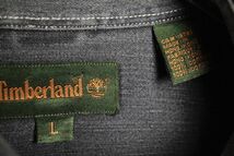 00's ティンバーランド Timberland ブラックデニムシャツ 黒 (L) 00年代 旧タグ 100%コットン 2003年モデル_画像7