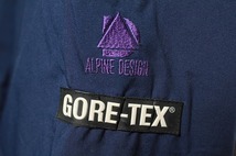 80's 90's ALPINEDESIGN アルパインデザイン ゴアテックス GORE-TEX マウンテンパーカー 紺(Ｓ) ビンテージ 90年代_画像6