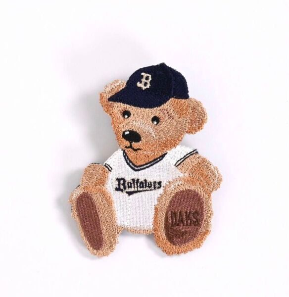 オリックスバファローズ DAKS ミニハンドタオル ワッペンブローチ